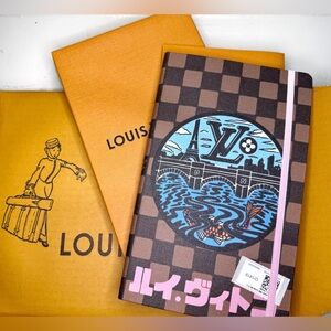 ❌SOLD❌ NWT Jane Notebook MM Limited Edition Damier Japanese + Stickers